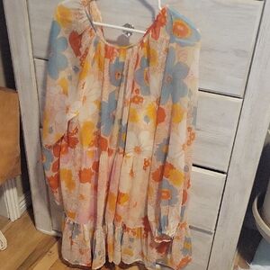 Floral Asos Dress in Multicolor